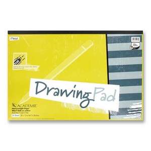 Meadwestvaco Academie Drawing Pad   24 Sheet(s)   12 X 18each 