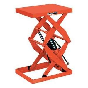  Stationary Powered Double Scissor Lift Table Hand Operated 