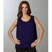   Ultramarine Viscose Jersey Scoopneck Dolman Sleeve Top S $108  