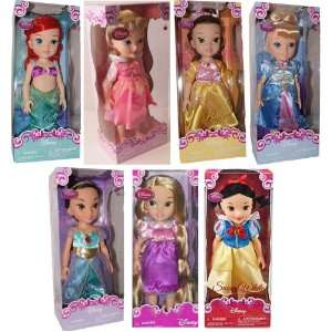   Disney Princess 7 Piece Toddler Doll Gift Set 