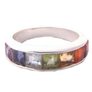  Rainbow Purity Chakra Ring Jewelry