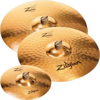 Zildjian Z3 Crash Cymbal Box Set Pack 19 and 17 Medium Crash, Free 