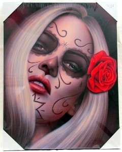 Spiders La Muerta Adrian Castrejon Tattoo Canvas NEW