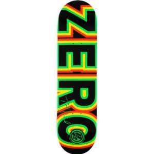    Zero Sandoval Bold P2 Rasta 8.0 Skateboard Deck