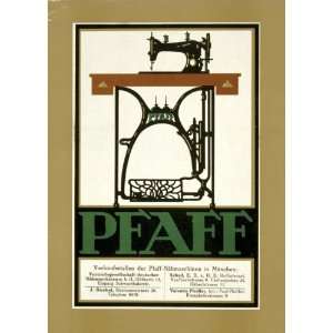    1880s Pfaff Advertising for sewing machines