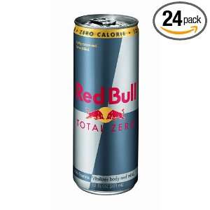 Red Bull Total Zero, 12 Ounce Cans (Pack of 24)  Grocery 