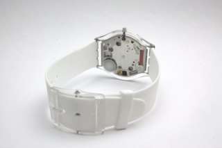 New Swatch Skin White Classiness Rubber Band Slim Watch 35mm SFK360 