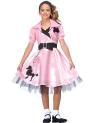 50s Hop Diva (Pink) Child Halloween Costume Size 4 6 Small