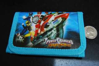 Lot of 4 NEW Boy Kids Power Rangers Tri fold Wallets Super Fast 