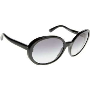  Miu Miu Round Plastic Sunglasses   Black Patio, Lawn 
