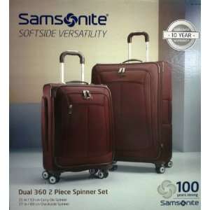  2 Piece Samsonite Spinner Luggage Set 27check in & 21 