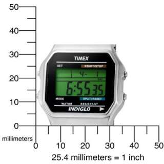 Timex Mens T78582 Classic Digital Silver Tone Watch  
