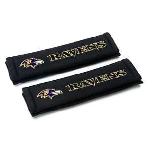    NFL Team Baltimore Ravens Seat Belt Shoulder Pads, Pair Automotive