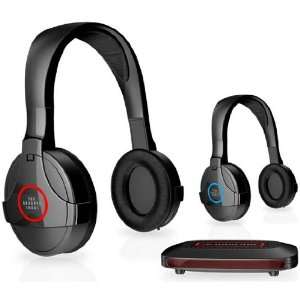  Sharper Image Wireless Headphones Black 2 Pack (SHP921 2 