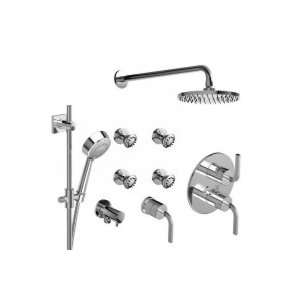  System with Hand Shower Rail, 4 Body Jets, and Shower Head KIT 4SHTMLC