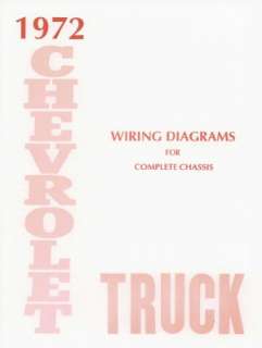 CHEVROLET 1972 Truck Wiring Diagram 72 Chevy Pick Up  