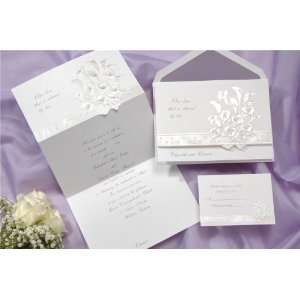  Calla Lily Bunch in Passion Wedding Invitations