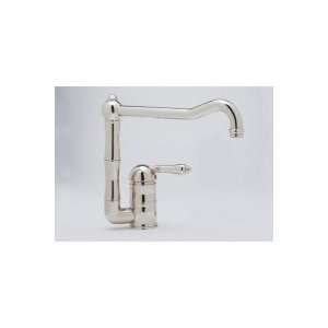  Single Lever Country Kitchen Faucet with Extended Spout, Metal Lever 