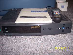 Primestar satellite receiver 301D manual and remote included  