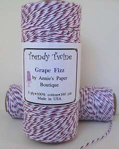   Purple Bakers {Grape Fizz Trendy Twine} Nice with SU Rich Razzleberry