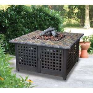  Blue Rhino Gas Outdoor Firebowl with Slate / Marble Mantel 