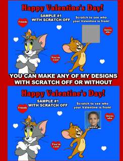 TOM AND JERRY VALENTINES DAY CARDS *DISCOUNTS AVALIABLE WITH FREE 