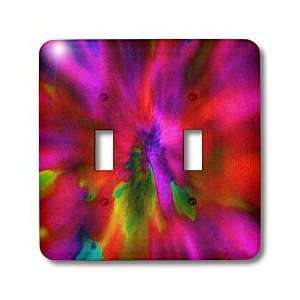 Yves Creations Abstract   Pink Red Sonic Boom   Light Switch Covers 