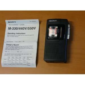  SONY M 330 Microcassette Hand held Recorder Everything 