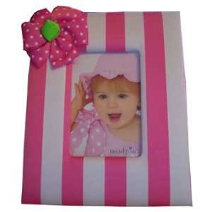  Little Sprout Ribbon Stripe Photo Frame Baby Toddler Girl 