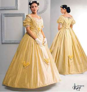 Civil War, Victorian Dress/Gown Bodice & Skirt Pattern  
