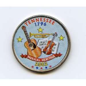 State Quarters Colorized Tennessee 2002