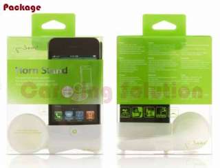NEW Green Horn Stand Speaker Audio Dock for iPhone 4  