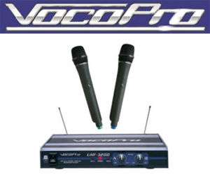 VocoPro UHF 3200 UHF Dual Channel Wireless Microphone  