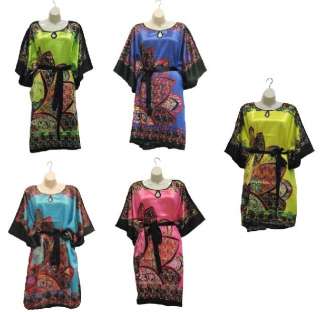 2011 New Arrival Womens Sleepwear Silk Satin House Dress Nightgown 
