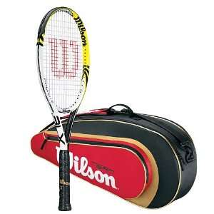    WILSON Pro Lite BLX Tennis Racquet & Bag Bundle