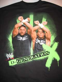 GENERATION DUO WWE T shirt Shawn Michaels Triple H DX  