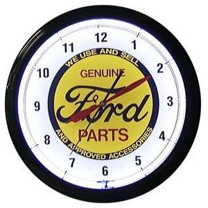  20 Ford Genuine Parts Neon Clock
