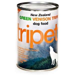 Tripett New Zealand Green Venison Tripe for Dogs (Pack of 12, 13 Ounce 