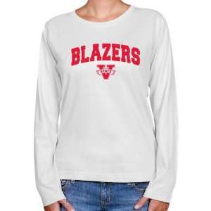  NCAA Valdosta State Blazers Ladies White Logo Arch Long 
