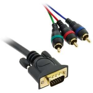  GTMax Premium VGA to 3 RCA Component Cable M/M, 25 FT / 7 