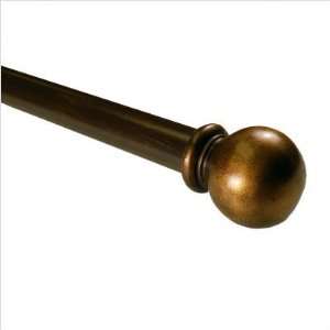  Bundle 77 Ball Curtain Rod in Antique Gold (Set of 2 