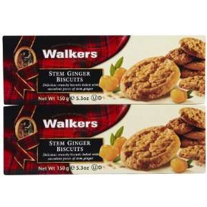 Walkers Stem Ginger Cookies, 5.3 oz   2 pk.  Grocery 