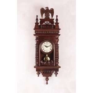  Wood Eagle Pendulum Wall Clock