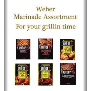 Weber Grill Marinade Collection   6 Pack Grocery & Gourmet Food