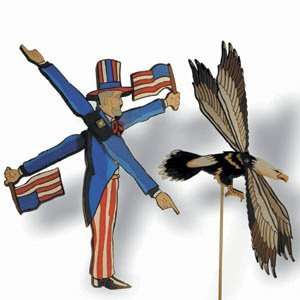  Pattern for Patriotic Whirligigs Patio, Lawn & Garden