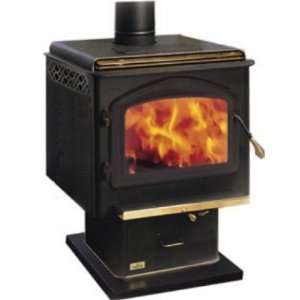  1100K Small 26 EPA Pedestal Wood Burning Stove 24 Karat 