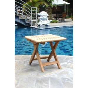   Table / Bath Stool / Shower Bench ( 100% Grade A Teak Wood) Patio