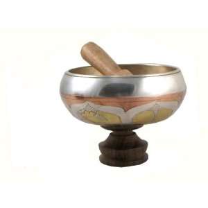   Five Inch Singing Bowl With Hinky Import Gift Bag Musical Instruments