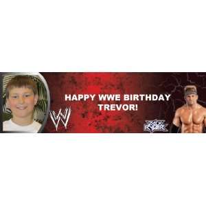  WWE   Zack Ryder Personalized Photo Banner Large 30 x 100 